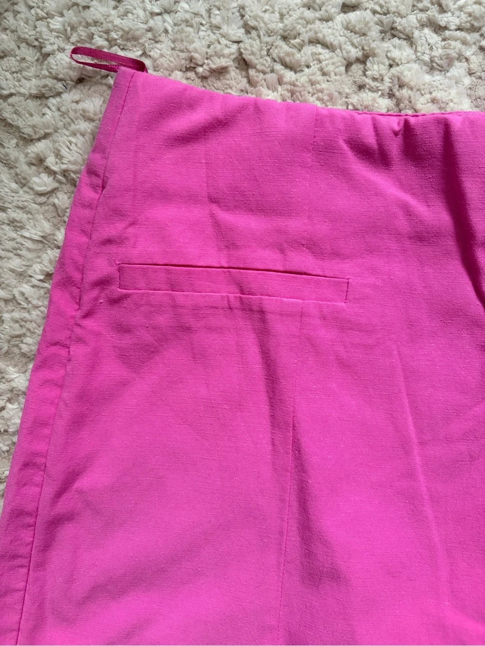 Zara Hot Pink Tailored Skort - Picture 2 of 9